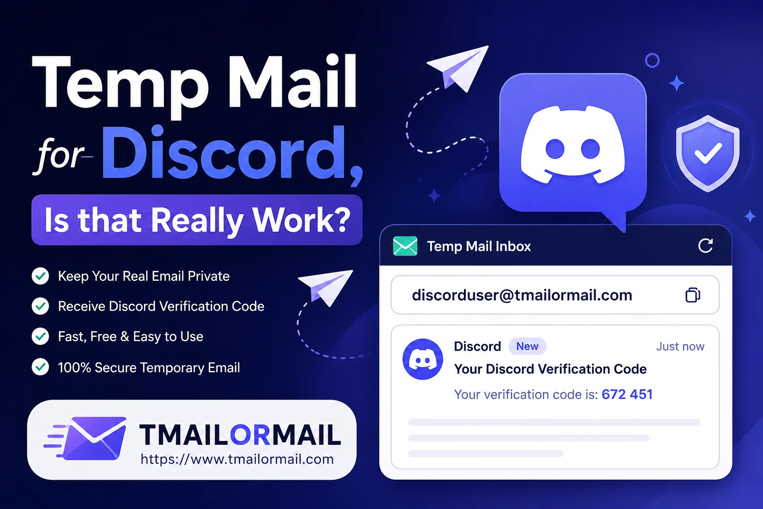 Temp Mail for Discord, Is that Really Work?